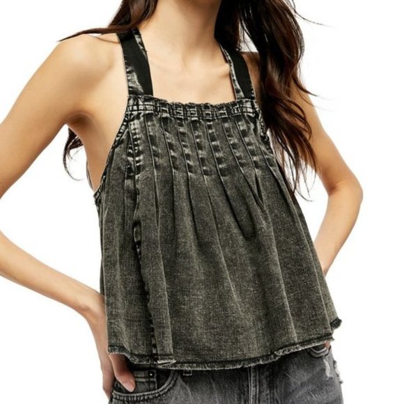 Free People Tops - NWT Free People Marina Denim Tank